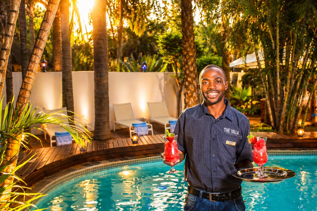 Poolside service at The Villa Manor & Spa